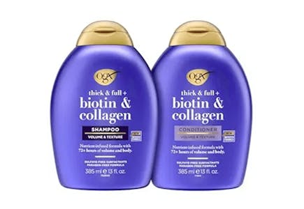OGX Shampoo/Conditioner 2-Pack