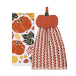 Pumpkin Tie Top Kitchen Towel Set