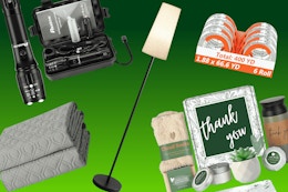 50%+ Off Amazon Deals: $12 Packing Tape, $13 Trunk Organizer, $15 Lamp card image