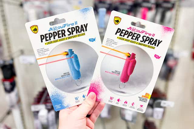 Guard Dog Pepper Spray With Laser Assist, Only $10.44 at Target card image