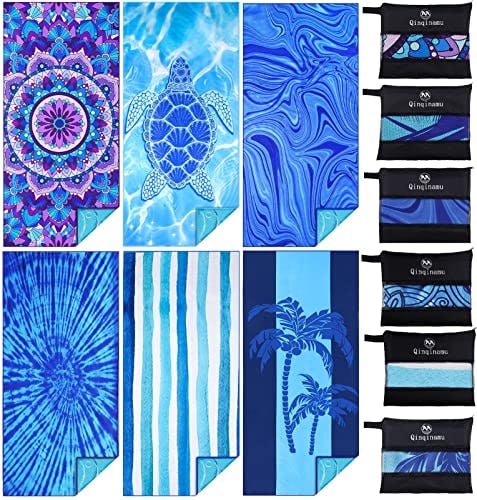 Microfiber Beach Towel 6-Pack
