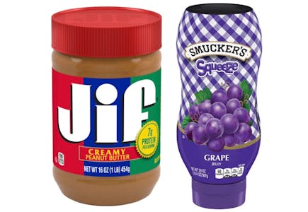 2 Jif + 1 Smucker's Products