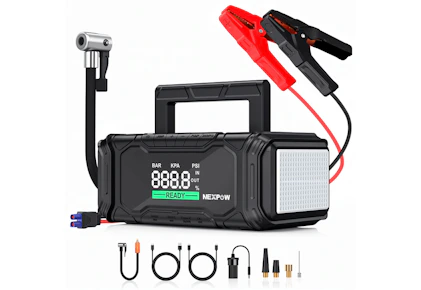Battery Jump Starter Air Compressor