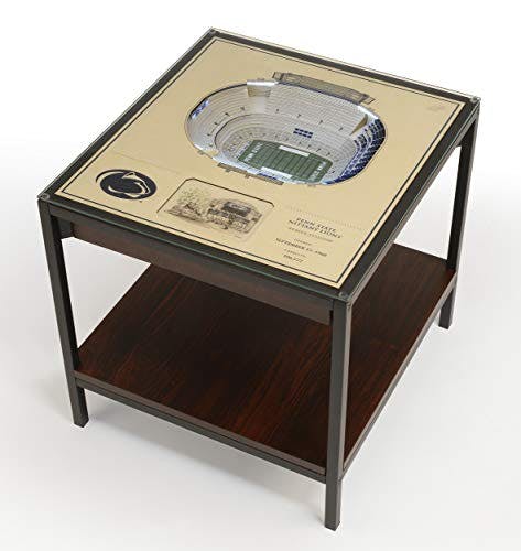 NCAA Lighted End Table