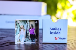walgreens acrylic photo block with heather and joanie