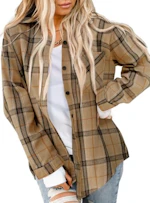 Women's Buffalo Plaid Flannel Shirt