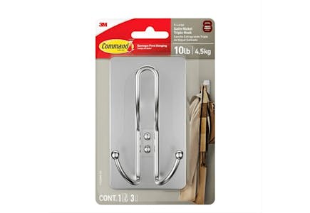 Command X-Large Triple Hook