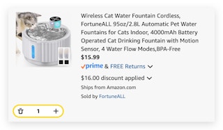 Wireless Cat Water Fountain Cordless