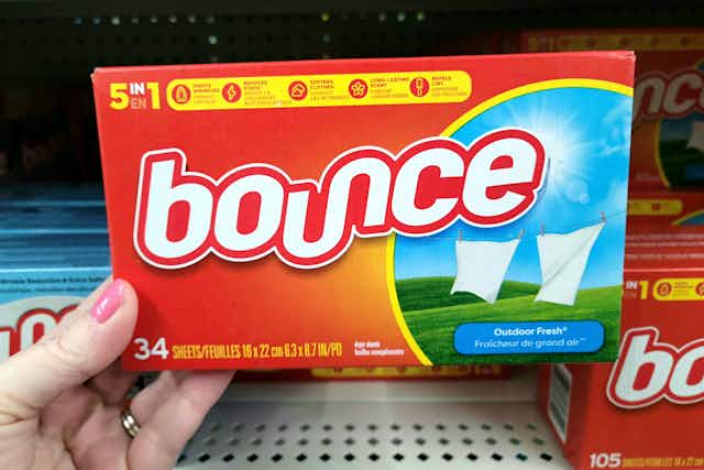 Bounce Dryer Sheets, Only $0.33 at Dollar General card image