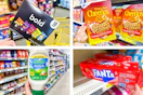 dollar general fanta, cheerios, frito-lay hidden valley 4-photo collage