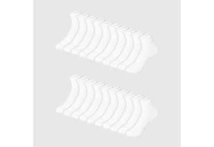 Hanes Kids' Ankle Socks Set