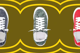 gray, camo, and red women's scrunchback shoes