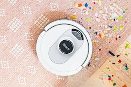 Save 50% on a Self-Emptying Shark AI Robot Vacuum — Now $298 at Walmart  card image