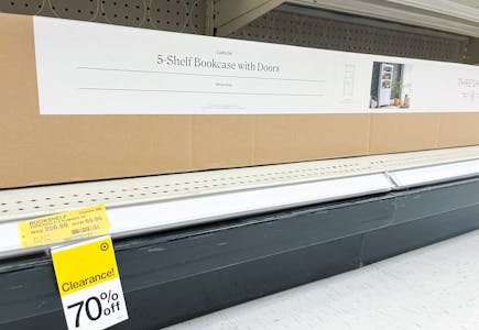 Threshold Bookcase with Doors