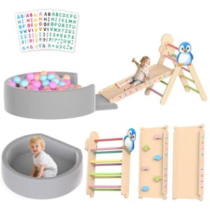 Pikler Triangle Climbing Set