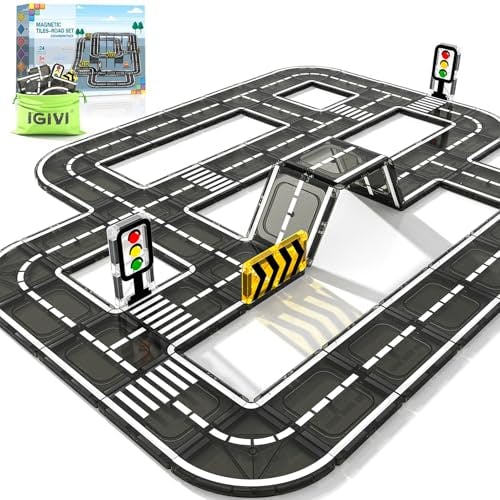 Magnetic Tiles Road Set