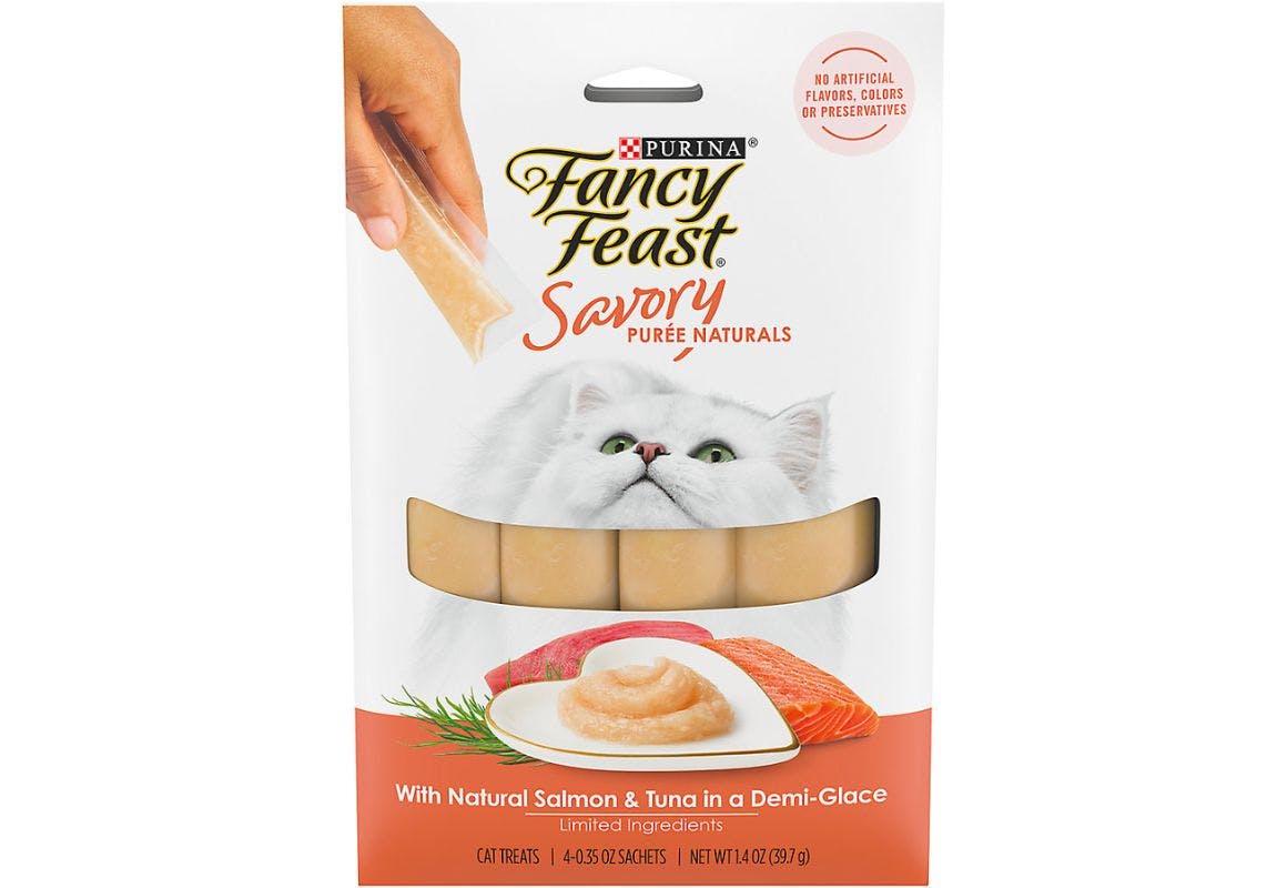 2 Fancy Feast Purees