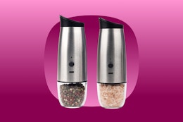 Electric Salt and Pepper Grinders, Only $13.21 With Amazon Discounts card image