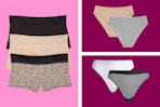 3 Underwear Sets: Boyshorts, bikini & mesh styles from Joyspun at Walmart