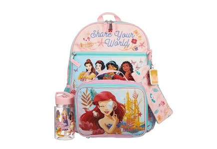 Disney Princess Backpack Set