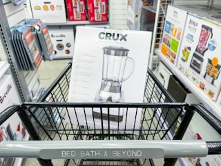 Crux Blender in cart from Bed Bath & Betond