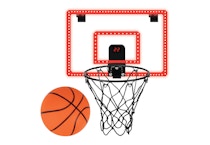 Over-the-Door Basketball Hoop