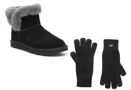 Ugg Boot and Touch Screen Gloves
