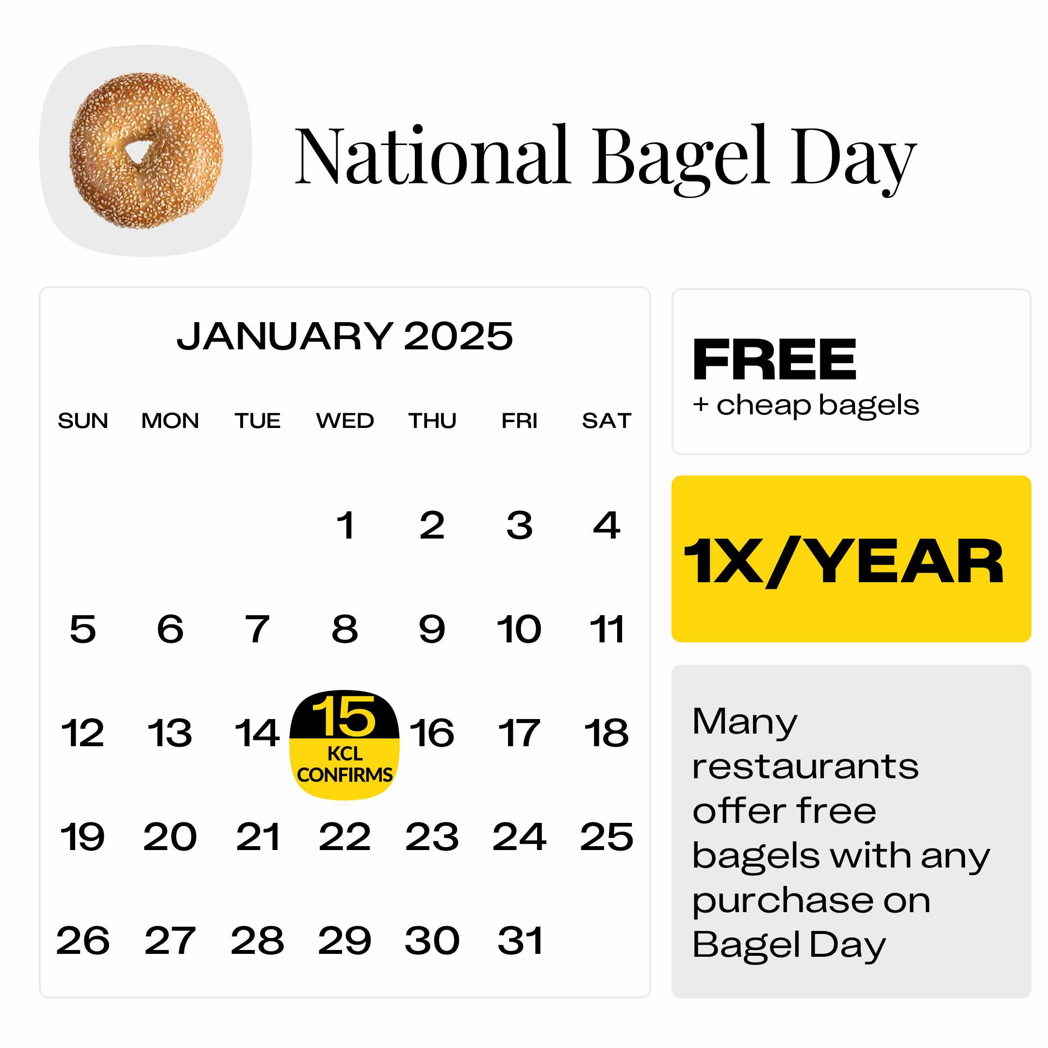 National-Bagel-Day