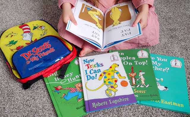 Dr. Seuss Bundle: 3 Books, Fanny Pack & Activity Pad for $9.99 Shipped card image
