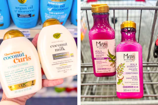 OGX maui hair care collage