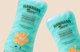 two bottles of after sun lotion