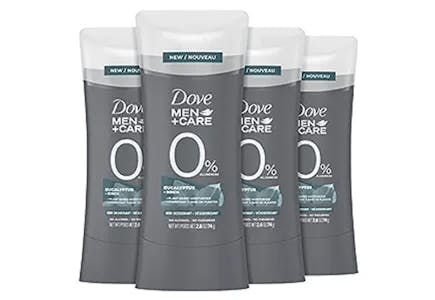 Dove Men+Care Deodorant 4-Pack