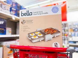 Bella Fold & Store Griddle in Target shopping cart