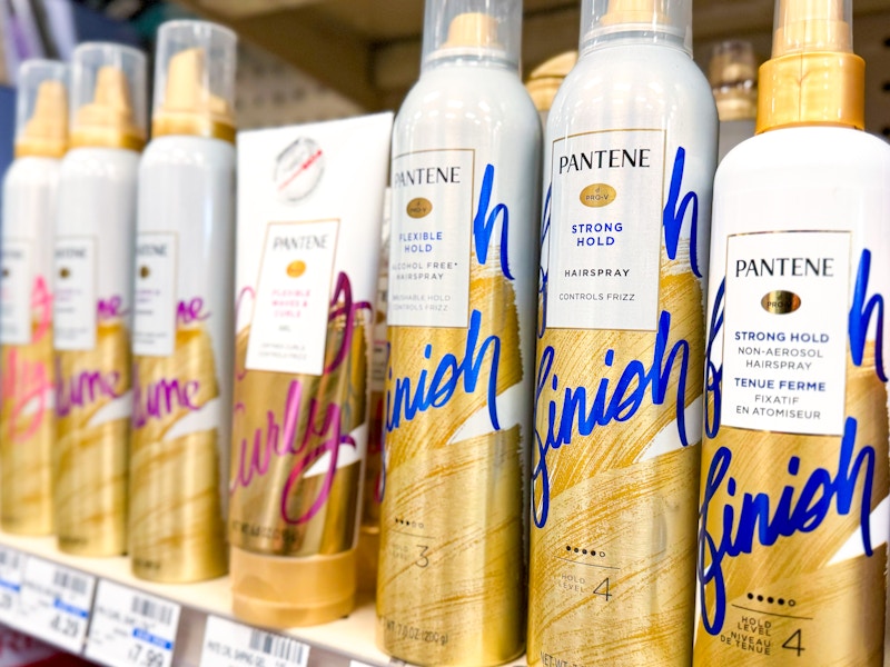 cvs pantene hair stylers aisle shot
