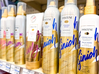 cvs pantene hair stylers aisle shot