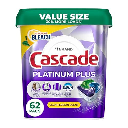 Cascade Platinum Plus Dishwasher Pods