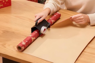 Wrapping Paper Cutter and Tape Dispenser