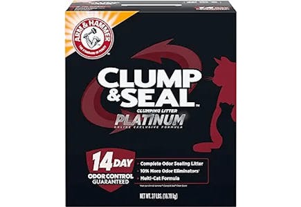 2 Arm & Hammer Clump & Seal Cat Litters