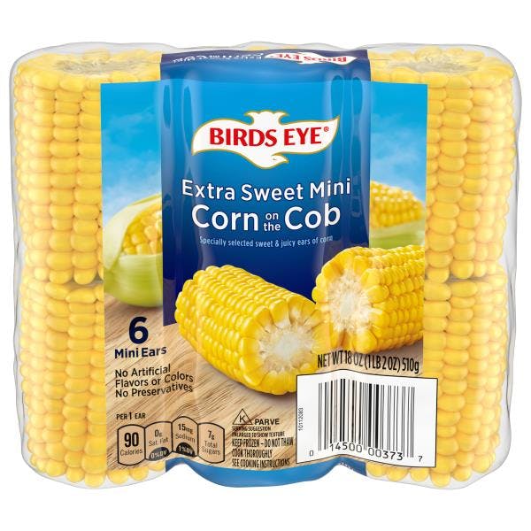 2 Birds Eye Corn on the Cob Packs
