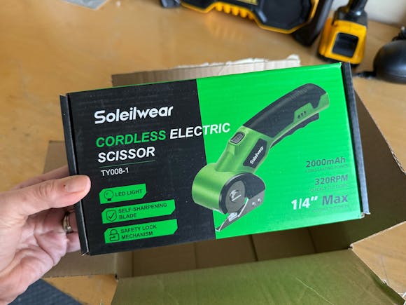 Cordless Electric Scissors, Only $19.99 With Amazon Promo Code