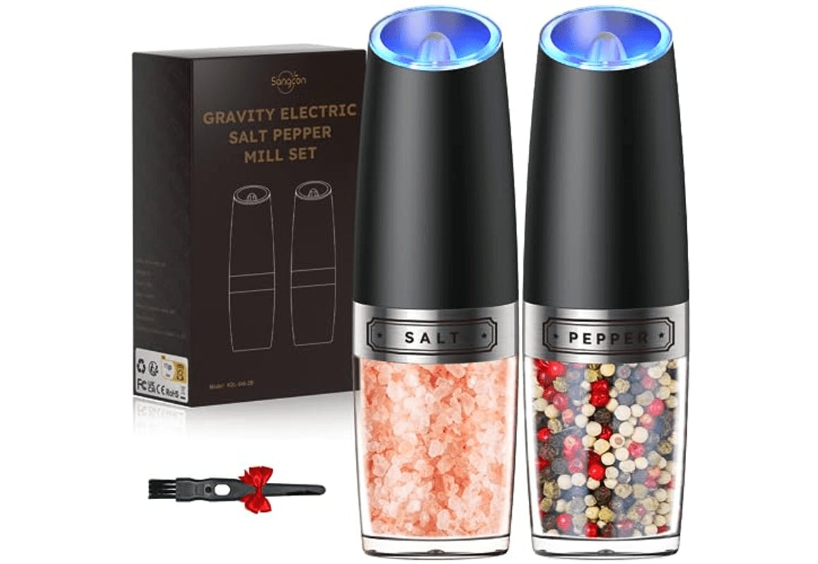 Electric Salt and Pepper Mill Set