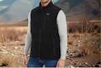 mens fleece heated vest