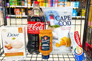 shoprite dove, coke, cape cod, sir kensington's + colgate th