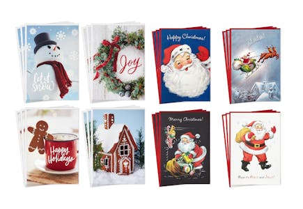 2 Hallmark Christmas Card Boxes