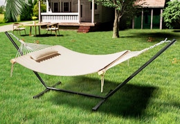 Lowe's Cheapest 2025 Price: $94 Hammock and Stand card image