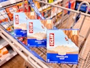 3 Cliff bars in Walmart shopping cart
