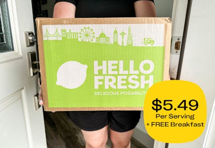 HelloFresh 4 Servings ($5.49/serving) + Free Breakfast