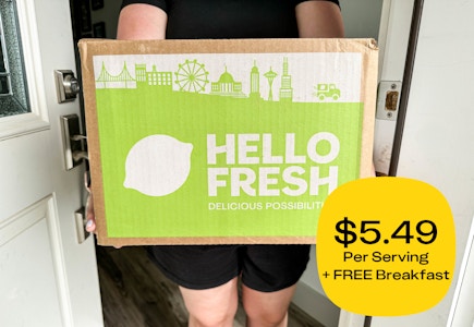 HelloFresh 4 Servings ($5.49/serving) + Free Breakfast