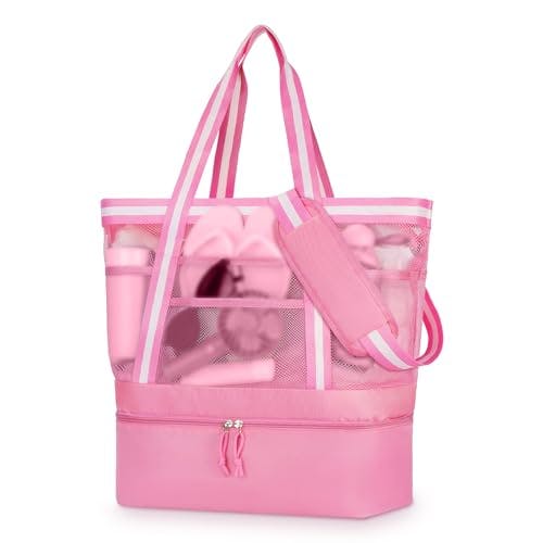 Beach Tote Bag with Cooler