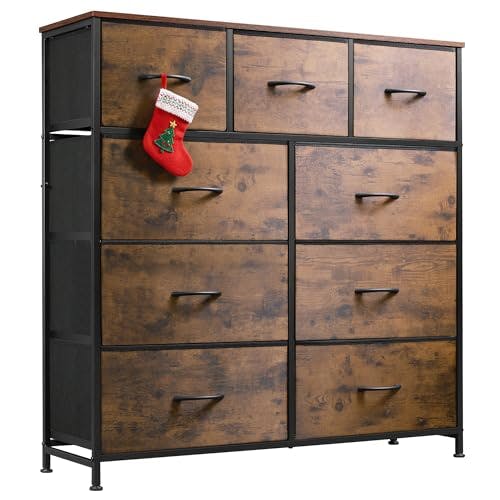 9-Drawer Fabric Dresser